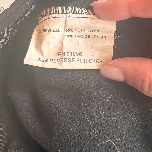 Precision Mountainwear Black Outdoor Winter Snow Pants Size Large - Picture 5 of 10